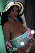 Super Soft Tan Skin Big Breast Sex Dolls 165Cm Sexy Black Lady Huge Breast Big Tits Fat Ass Real Doll invented by AutomaticWoman